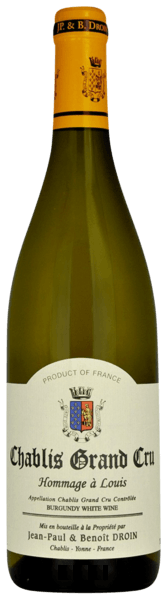Jean-Paul & Benoit Droin Chablis Grand Cru 'Hommage a Louis’