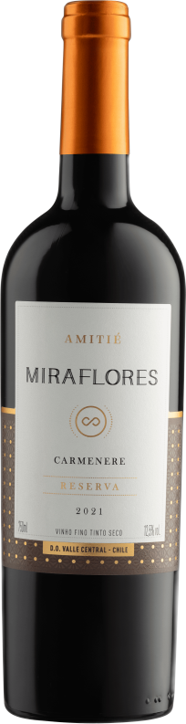 Amitié Espumantes e Vinhos Miraflores Reserva Carménère