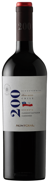 MontGras Bicentennial 200 Reserva Cabernet Sauvignon - Carmenère