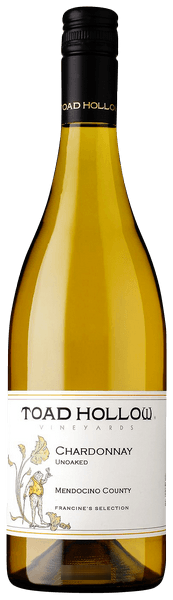 Toad Hollow Chardonnay Unoaked Francines Selection