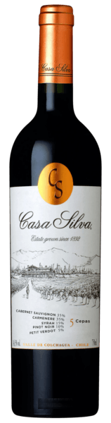 Casa Silva 5 Cepas Cabernet Sauvignon - Carmenère - Syrah - Pinot Noir - Petit Verdot