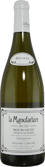 La Manufacture Chardonnay Bourgogne Côtes d'Auxerre2022